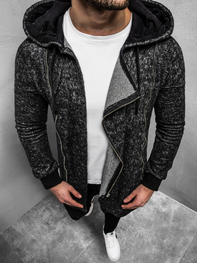 Moška jopa črna OZONEE B/171693Z