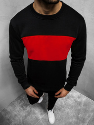 Moška jopa črno-rdeča OZONEE JS/2010Z