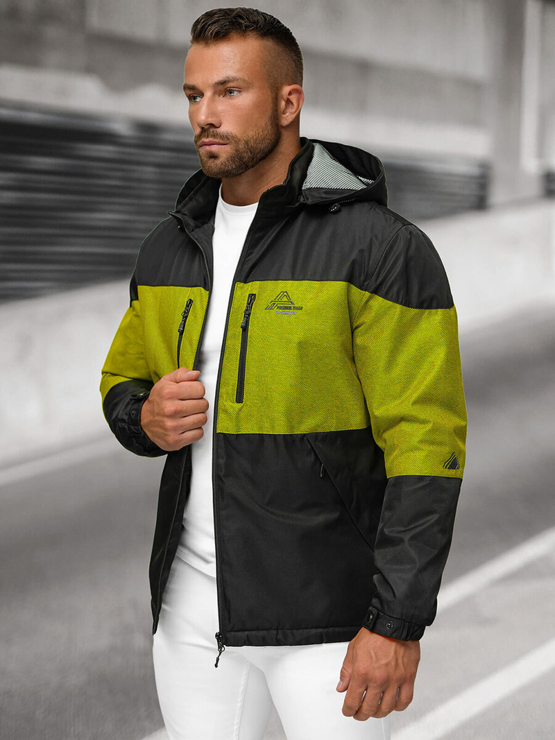 Moška jakna črna OZONEE JS/22M310/392Z