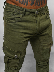 Moške Hlače Jogger Zelene OZONEE O/E6979J