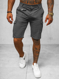 Moške Kratke Hlače Chino Grafitne OZONEE NB/MP0188GS