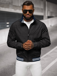 Moška prehodna jakna črna OZONEE JS/5M3101/392Z