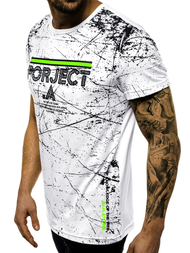 Moška majica bela OZONEE JS/SS10917