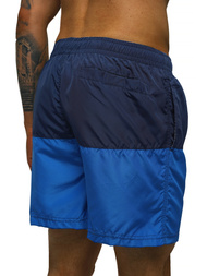 Moške kopalne kratke hlače mornarsko modro-modre OZONEE JS/HM054
