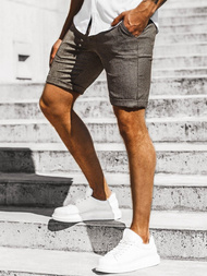 Moške kratke hlače CHINOS kaki OZONEE DJ/1004