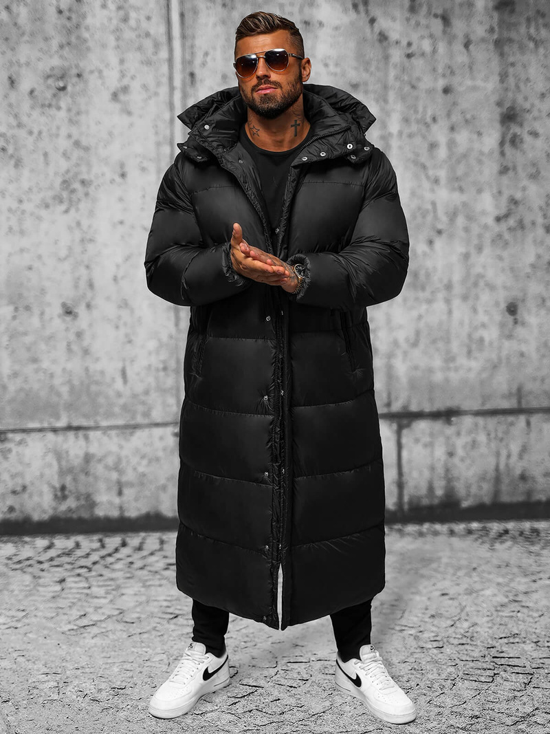 Moška zimska jakna črna OZONEE O/M3202