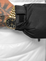 Moška jakna belo-črna OZONEE JS/31M5008