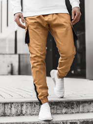 Moške hlače jogger camel OZONEE A/705