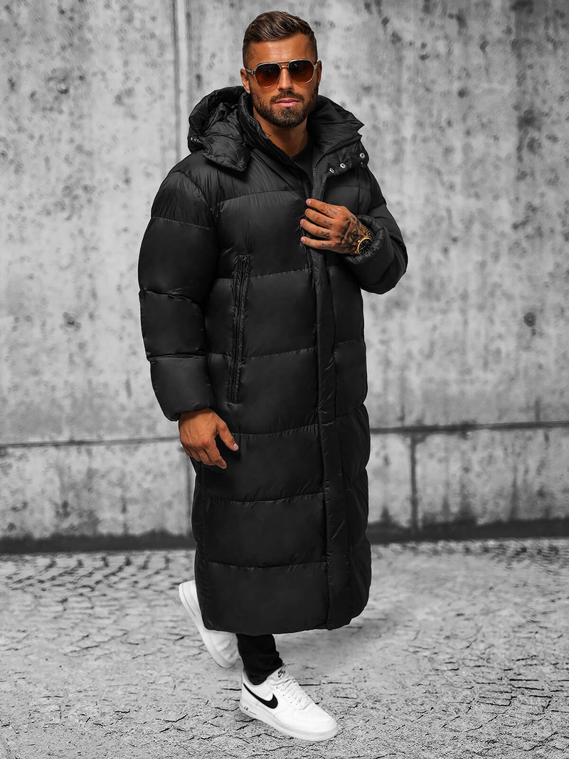 Moška zimska jakna črna OZONEE O/M3202