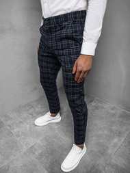 Moške kratke jeans hlače modre OZONEE DJ/5508