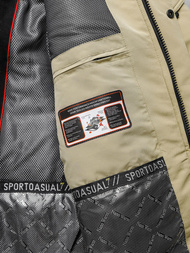 Moška zimska jakna bež OZONEE JS/22M322/62