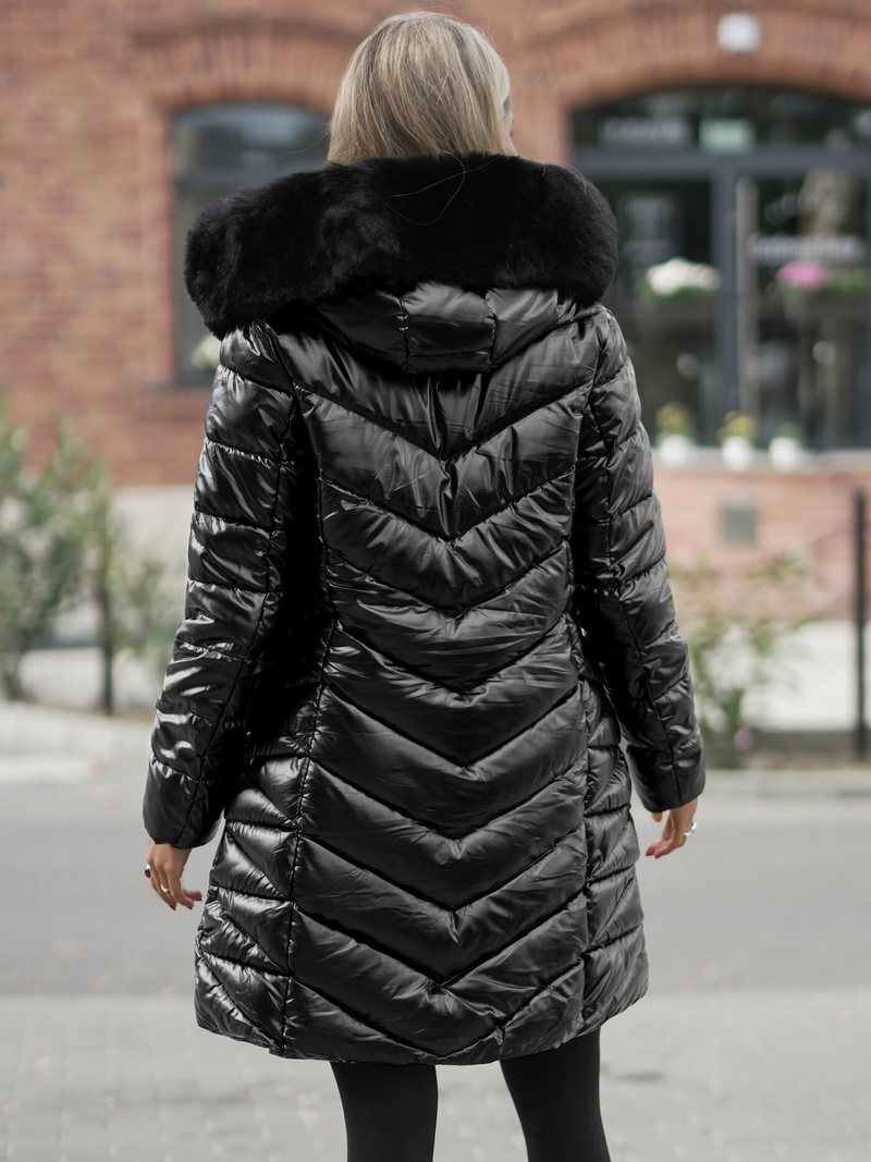 Ženska jakna črni OZONEE JS/16M9100/392Z