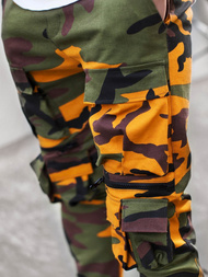 Moške hlače chino jogger rumene-kaki OZONEE G/2787