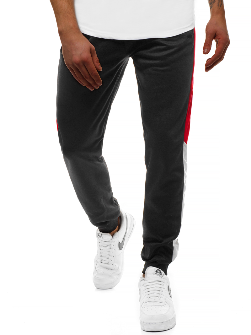 Moške športne hlače črne OZONEE JS/JZ11012