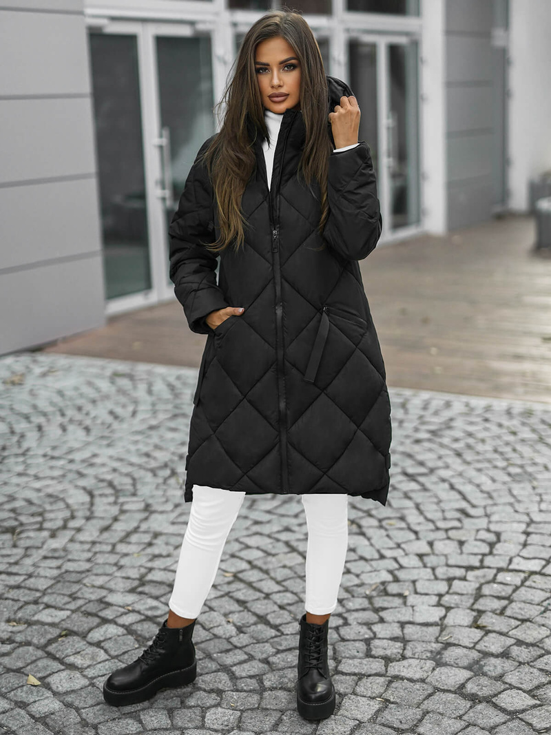 Ženska jakna črna OZONEE JS/5M3168/392Z