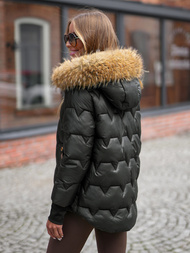 Ženska zimska jakna črna OZONEE JS/5M3337/392