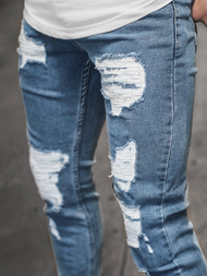 Moške kavbojke jogger modre OZONEE DP/543