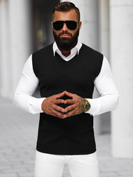 Moški pulover črni OZONEE NB/MM6005/4Z