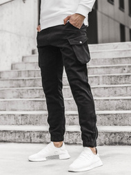 Moške hlače jogger črne OZONEE A/705