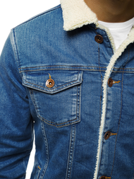 Moška jeans jakna svetlo-modra OZONEE BN/5938