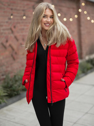 Ženska zimska jakna rdeča OZONEE JS/M769/270Z