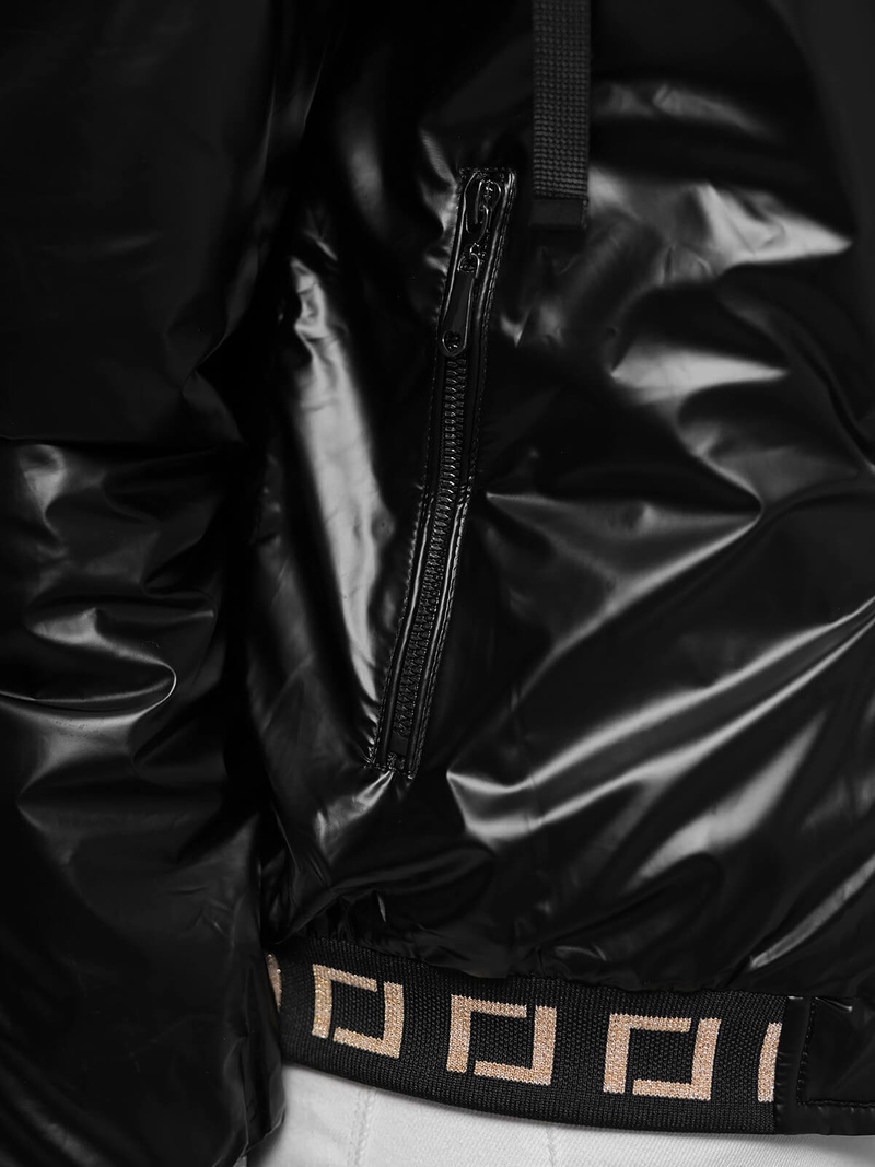 Ženska jakna črna OZONEE JS/16M9087/392