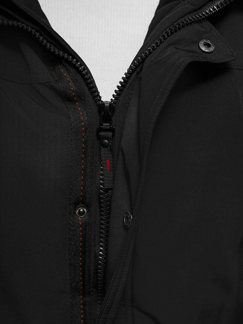 Moška zimska jakna črna OZONEE JS/5M718/392