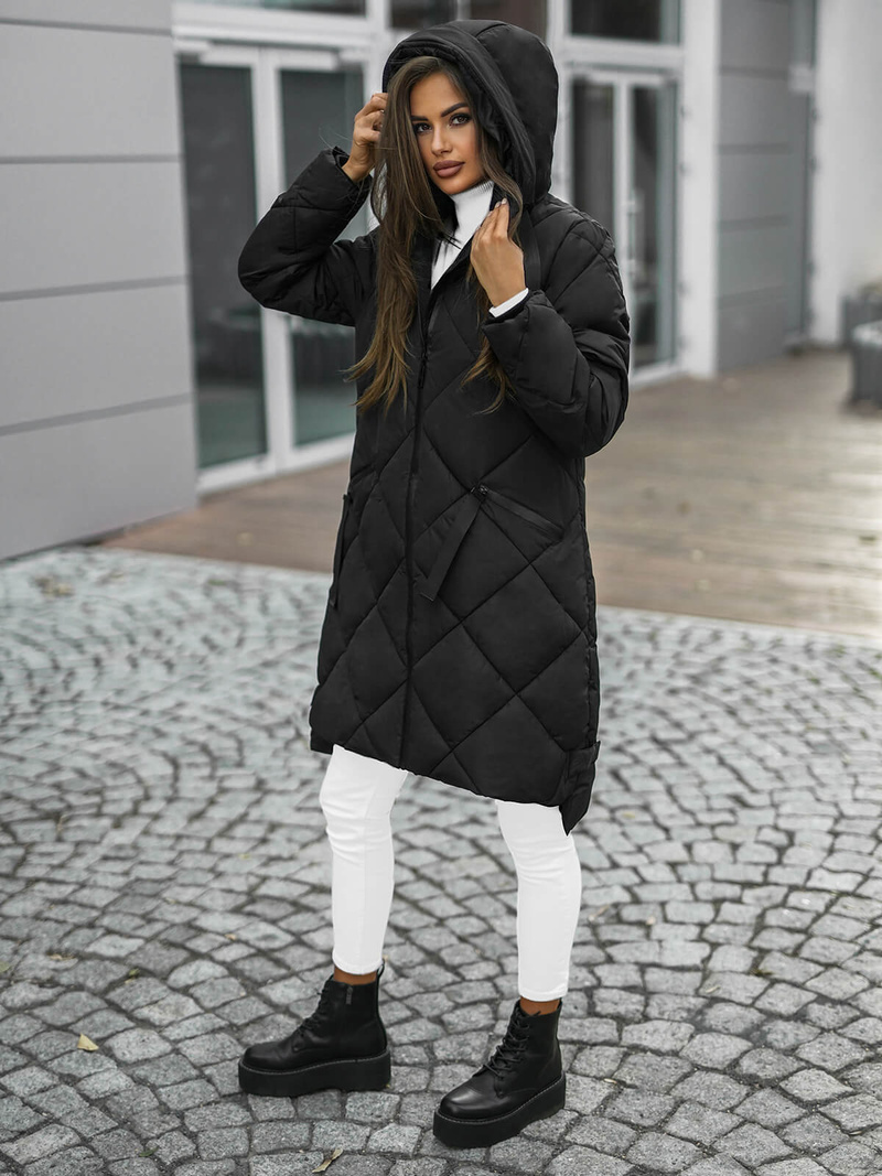 Ženska jakna črna OZONEE JS/5M3168/392Z