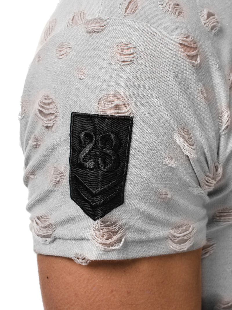 Moška majica siva OZONEE MJ/318YZ