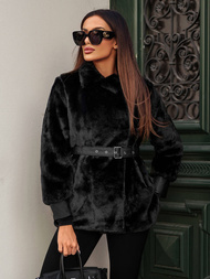 Ženska jakna črna OZONEE JS/11Z8075Z