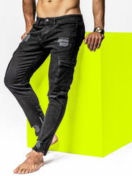 Moške kavbojke črne OZONEE G/1054