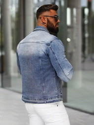Moška jeans jakna modra OZONEE NB/MJ522B