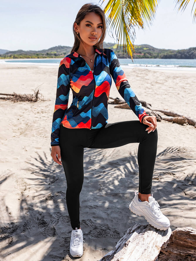 Ženski dvodelni komplet trenirka barvni OZONEE O/20687Z