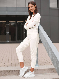 Ženski dvodelni komplet trenirka ecru OZONEE O/MB2037/21