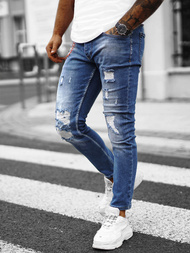 Moške Kavbojke Modre OZONEE O/JR49