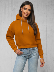 Ženska jopa s kapuco camel OZONEE O/12102