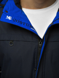 Moška prehodna jakna mornarsko modra OZONEE MG/2510