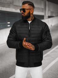 Moška bomber jakna črna OZONEE JS/MY02Z 