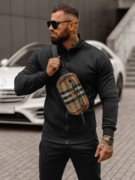 Moška trenirka črna OZONEE JS/68C10385/3Z