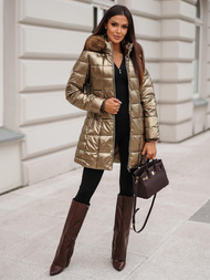 Ženska jakna zlato OZONEE JS/16M9120/403Z