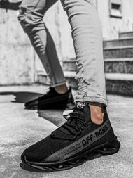 Moške superge črno-sive OZONEE T/02