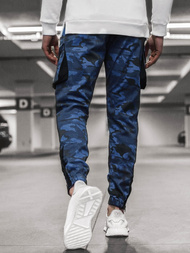 Moške hlače jogger mornarsko modre-maskirne OZONEE A/705