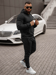 Moška trenirka črna OZONEE JS/68C10381/3Z