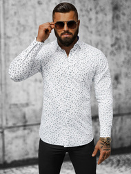 Elegantna moška srajca bela OZONEE O/V14