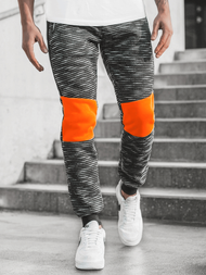 Moške športne hlače grafitne OZONEE JS/K60002