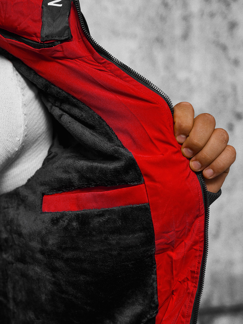 Moška zimska jakna črna OZONEE JS/84M3029/392