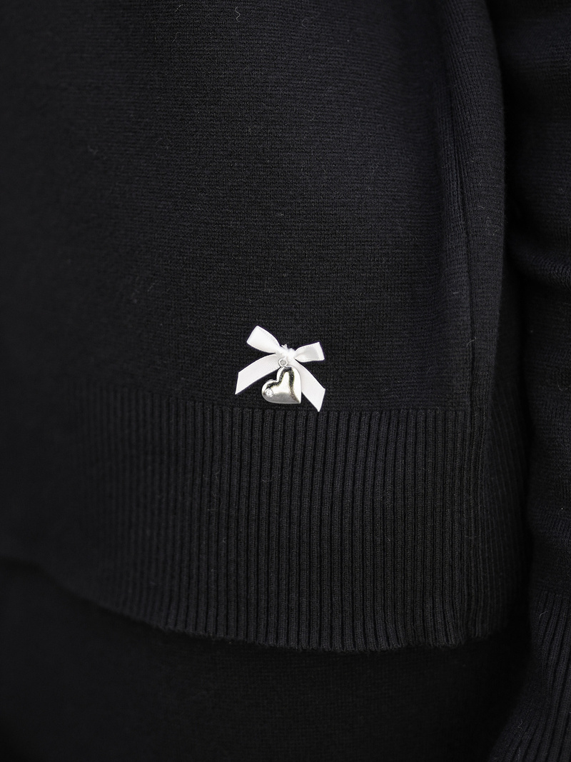 Ženski dvodelni komplet trenirka črn OZONEE JS/53C5203/3