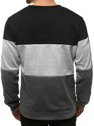 Moška jopa črno-grafitna OZONEE JS/JZ11036