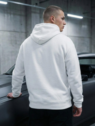 Moška jopa s kapuco bela OZONEE JS/65B3907/1Z