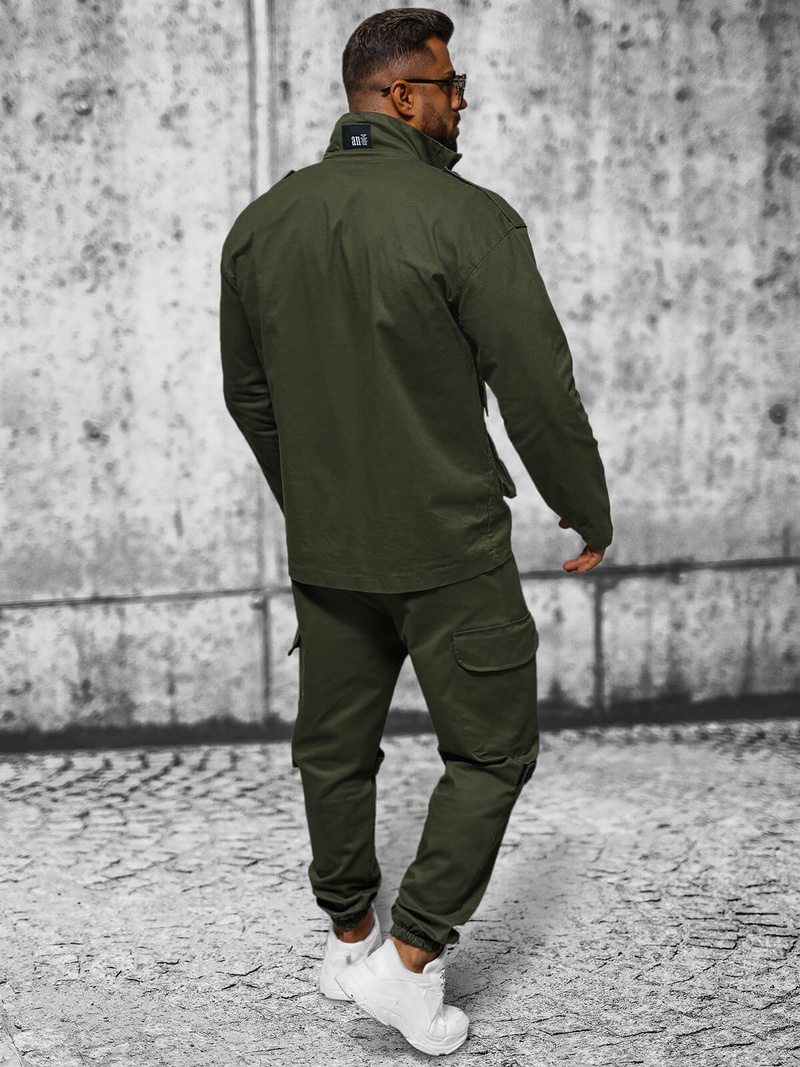 Moška prehodna jakna kaki OZONEE O/G3035